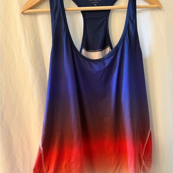 Athleta and Fabletics Blue ombré Activewear Top and leggings set - Picture 3 of 7